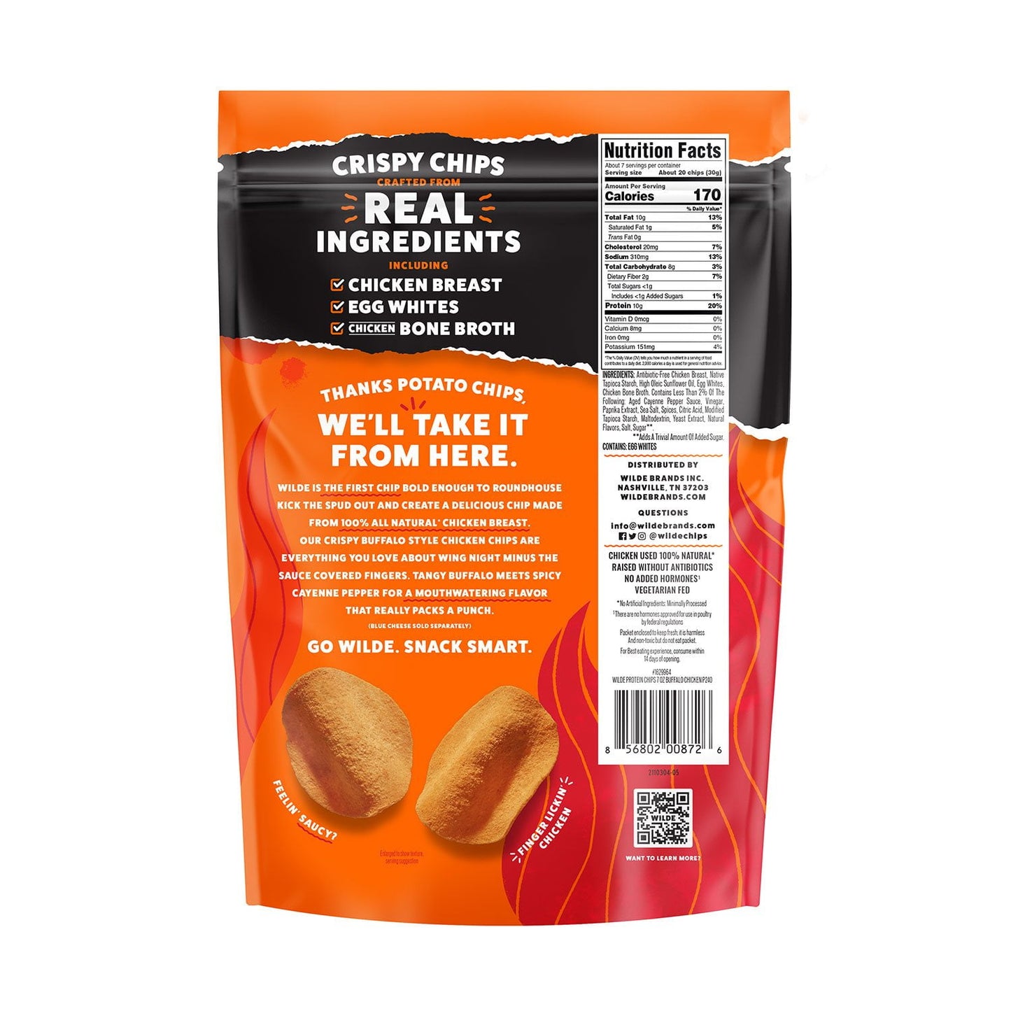 WILDE Protein Chips Buffalo 7 oz.