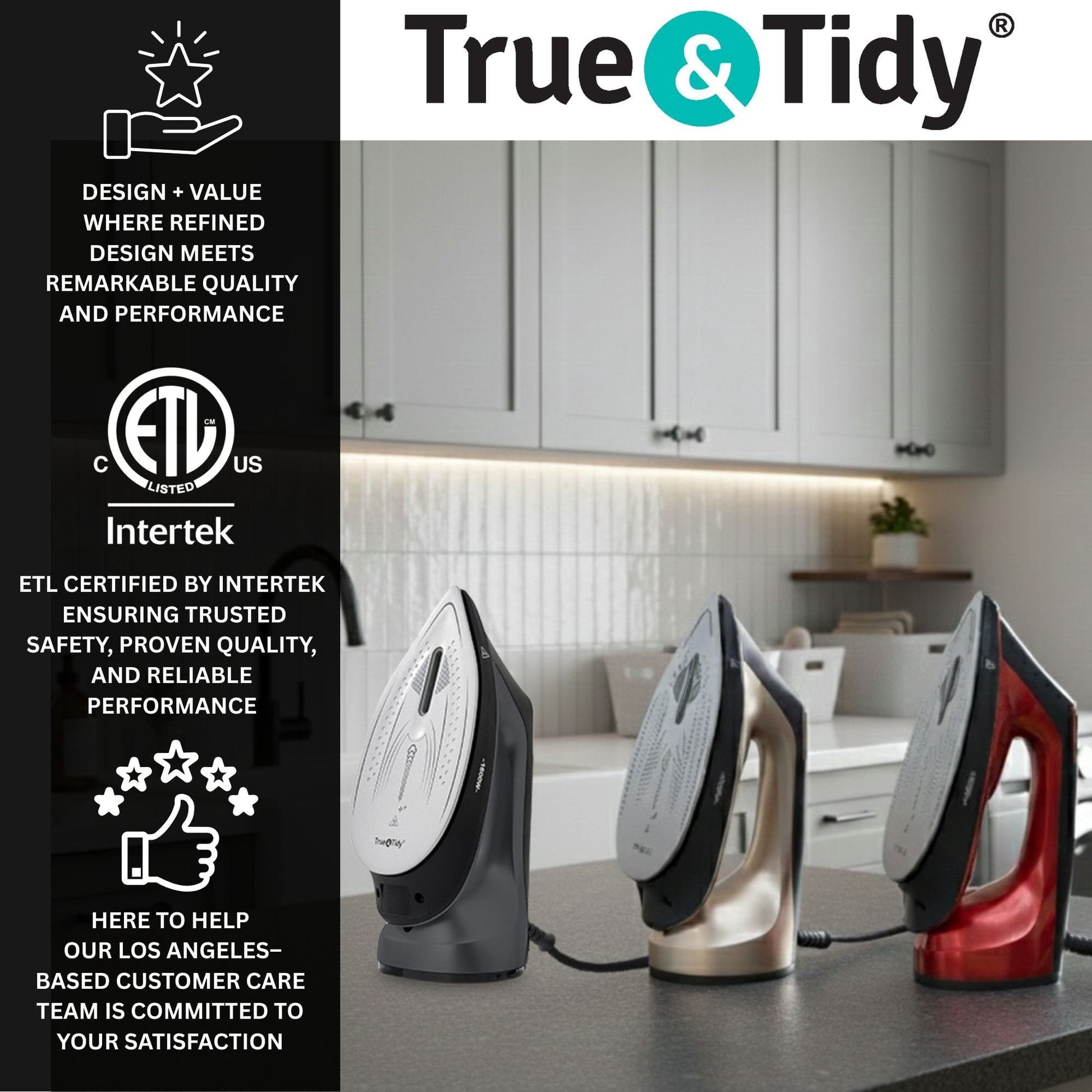 True & Tidy DuoPress XL Iron & Steamer