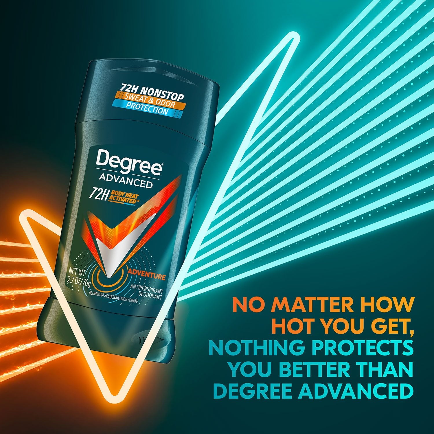 Degree for Men Advanced Protection Antiperspirant, Adventure, 2.7 oz., 5 pk.