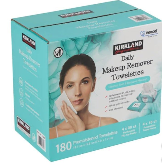 Kirkland Signature Daily Makeup Remover Towelettes 180 Count