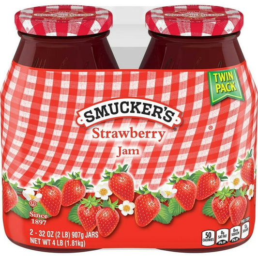 Smucker's Strawberry Jam, 64 oz., 2 pk.