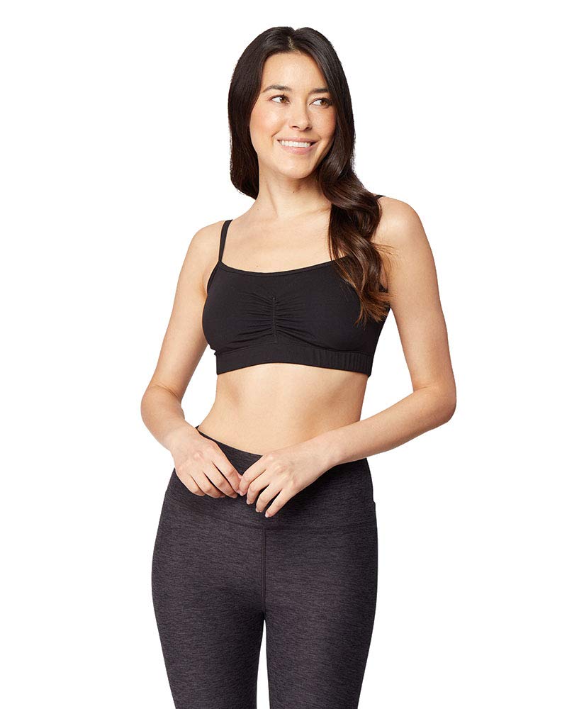 32 Degrees Womens Cool Bralette, Black, Large