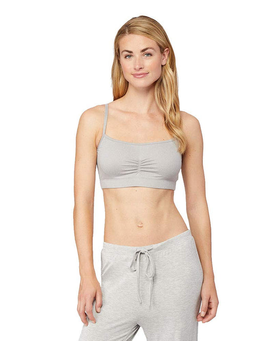 32 Degrees Womens Cool Bralette, Grey Heather, XLarge