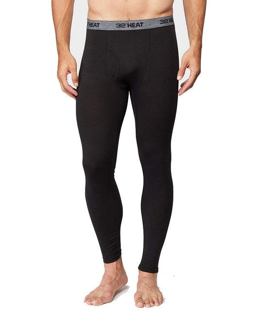 32 Degrees Mens Lightweight Baselayer Legging, Black. Size XLarge