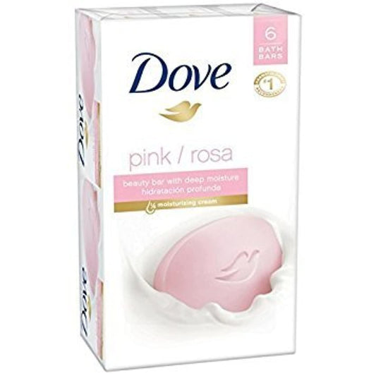 Dove Beauty Bar Pink 4 oz, 6 Bar