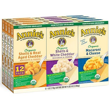 Annie's Organic Mac & Cheese Variety Pack (6 oz. box, 12 ct.) (pack of 2)