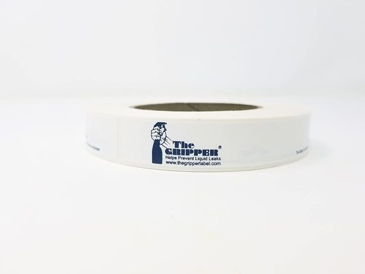 The Gripper - Stops Liquid Leaks, 3/4" x 6", 250 Labels with Liquid Handle with Care Warning Stickers(500 Labels)
