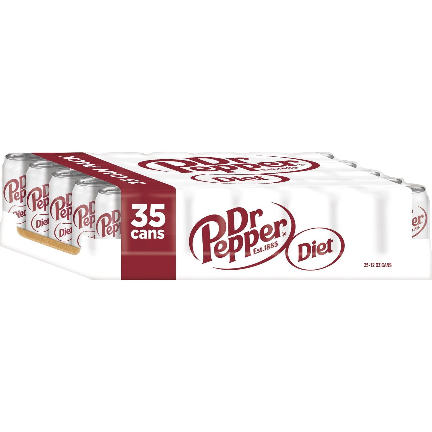 Diet Dr Pepper Soda, 12 fl. oz., 35 pk.
