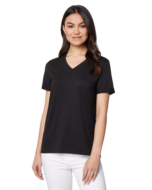 32 Degrees Cool Women’s Soft Comfy Wicking Relaxed Sleep Tee, Black, Small
