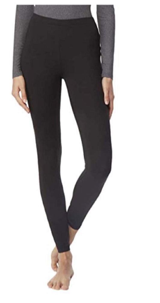 32 Degrees Heat Women Base Layer Legging Pant Two-Pack (Black, Large)