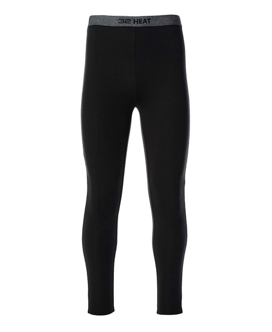 32 Degrees Men's Heat Performance Mesh Legging Black Medium