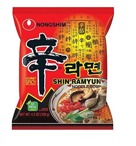 Nongshim Shin Ramyun Noodle Soup, 4.2 oz, 10 count