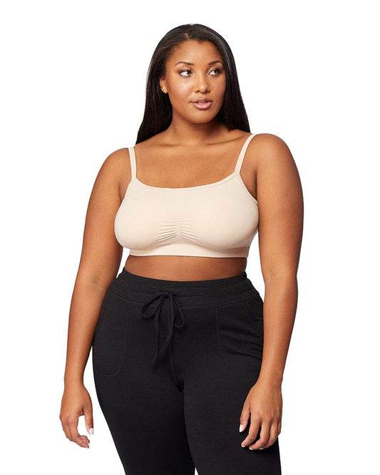 32 Degrees Womens Cool Bralette, Nude, Large