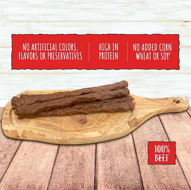 Irish Rover 100% Beef Stick Dog Treats, 30+ Sticks, 2.2 lbs