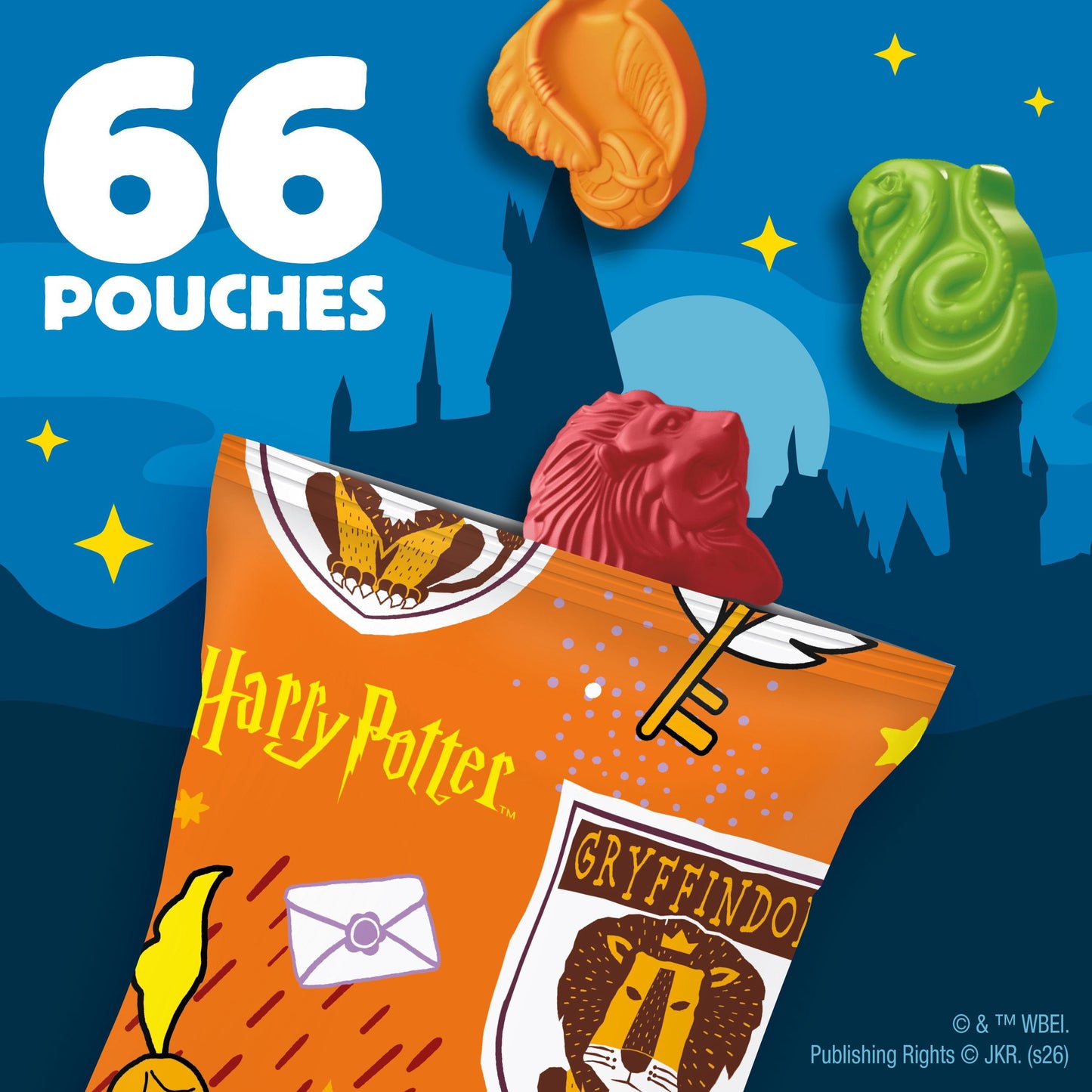 Harry Potter Fruit Flavored Snacks, 0.8 oz., 66 pk.