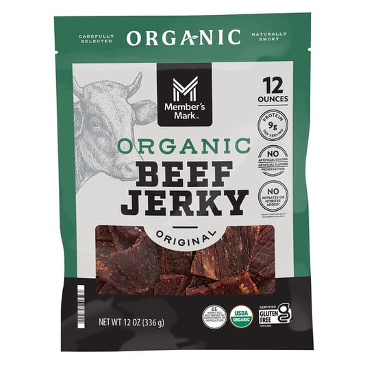 Member's Mark Original Organic Beef Jerky, 12 oz.