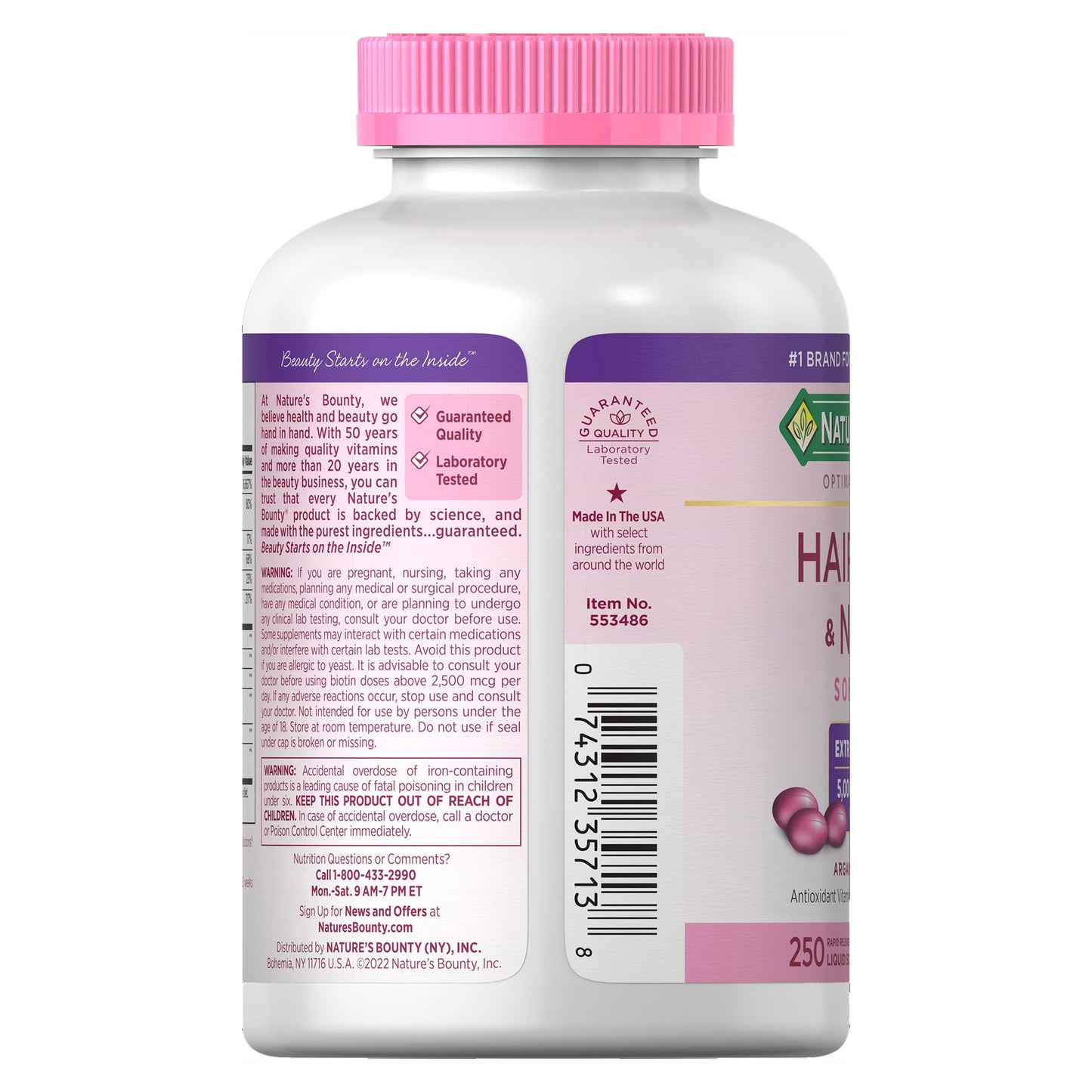 Nature's Bounty Hair, Skin & Nails Softgels 250 ct