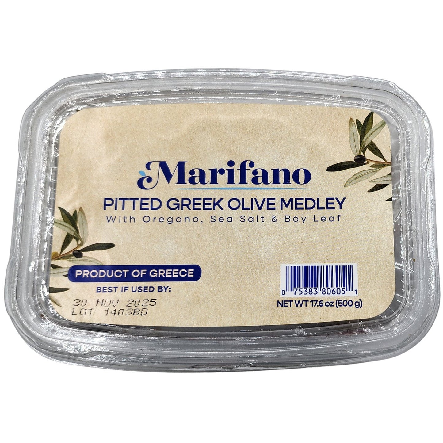 Marifano Pitted Greek Olive Medley, 17.64 oz.