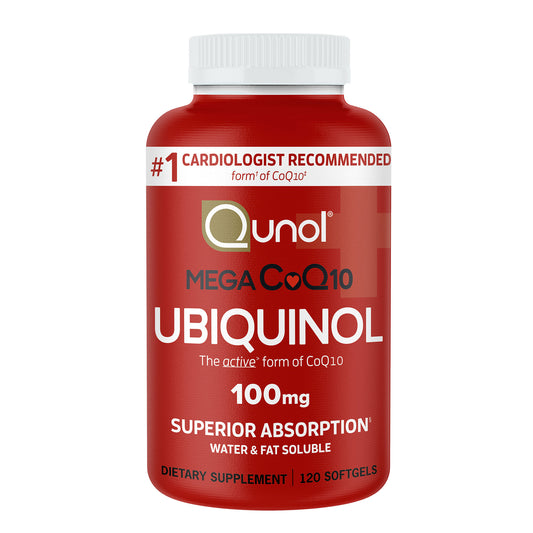 QUNOL MEGA COQ10 UBIQUINOL 120 COUNT 100MG