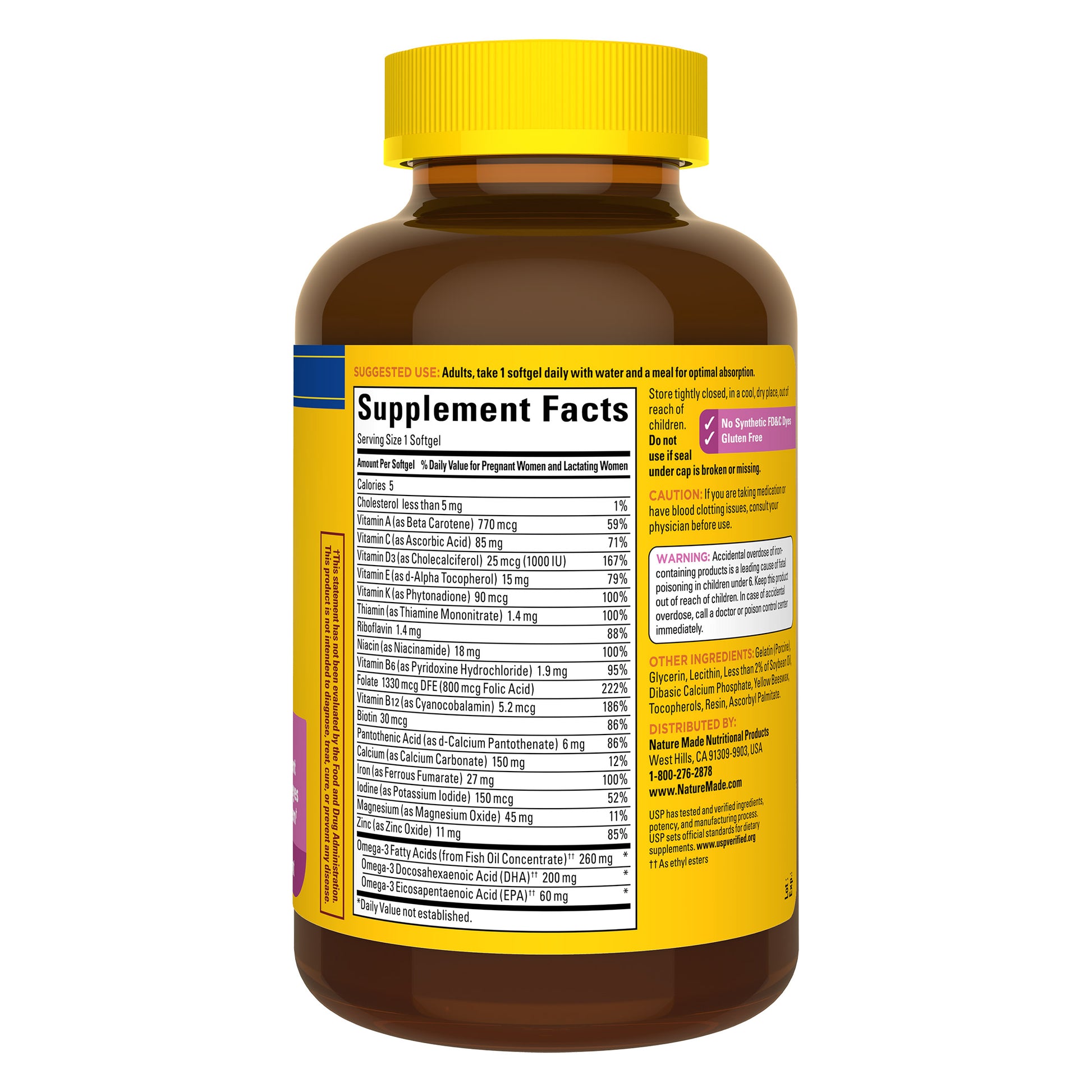 NATURE MADE PRENATAL + DHA 150 COUNT