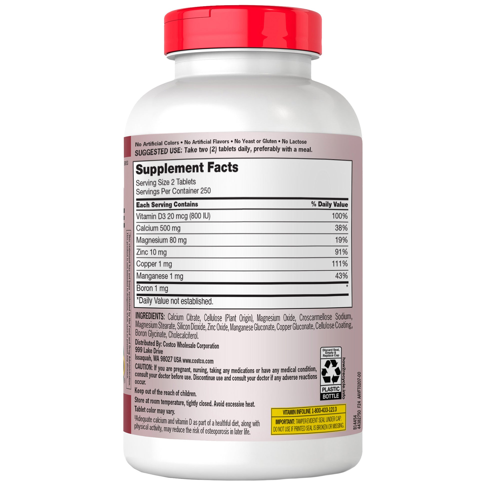 KIRKLAND SIGNATURE CALCIUM CITRATE 500 CT • MEDICARE OTC ELIGIBLE • CHECK PLAN FOR DETAILS