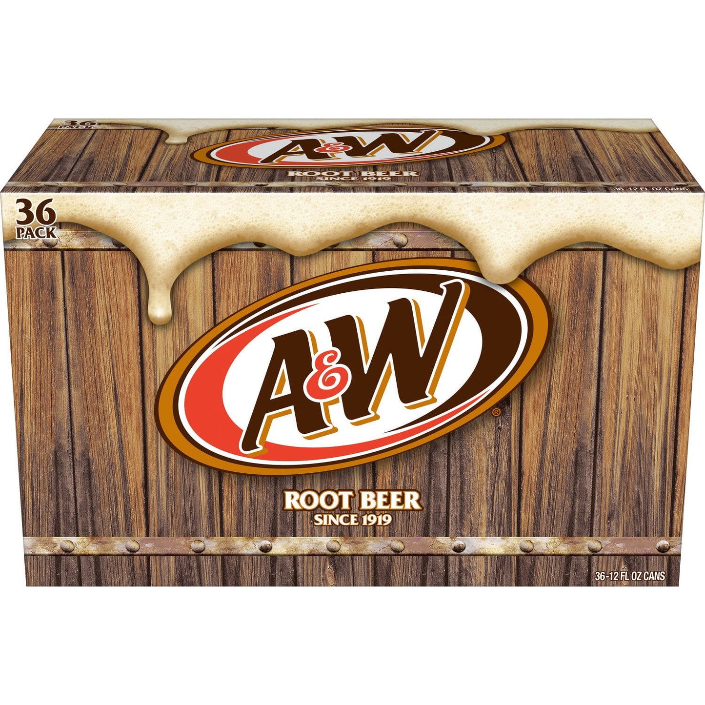 A&W Root Beer Soda 12 fl. oz., 36 pk.