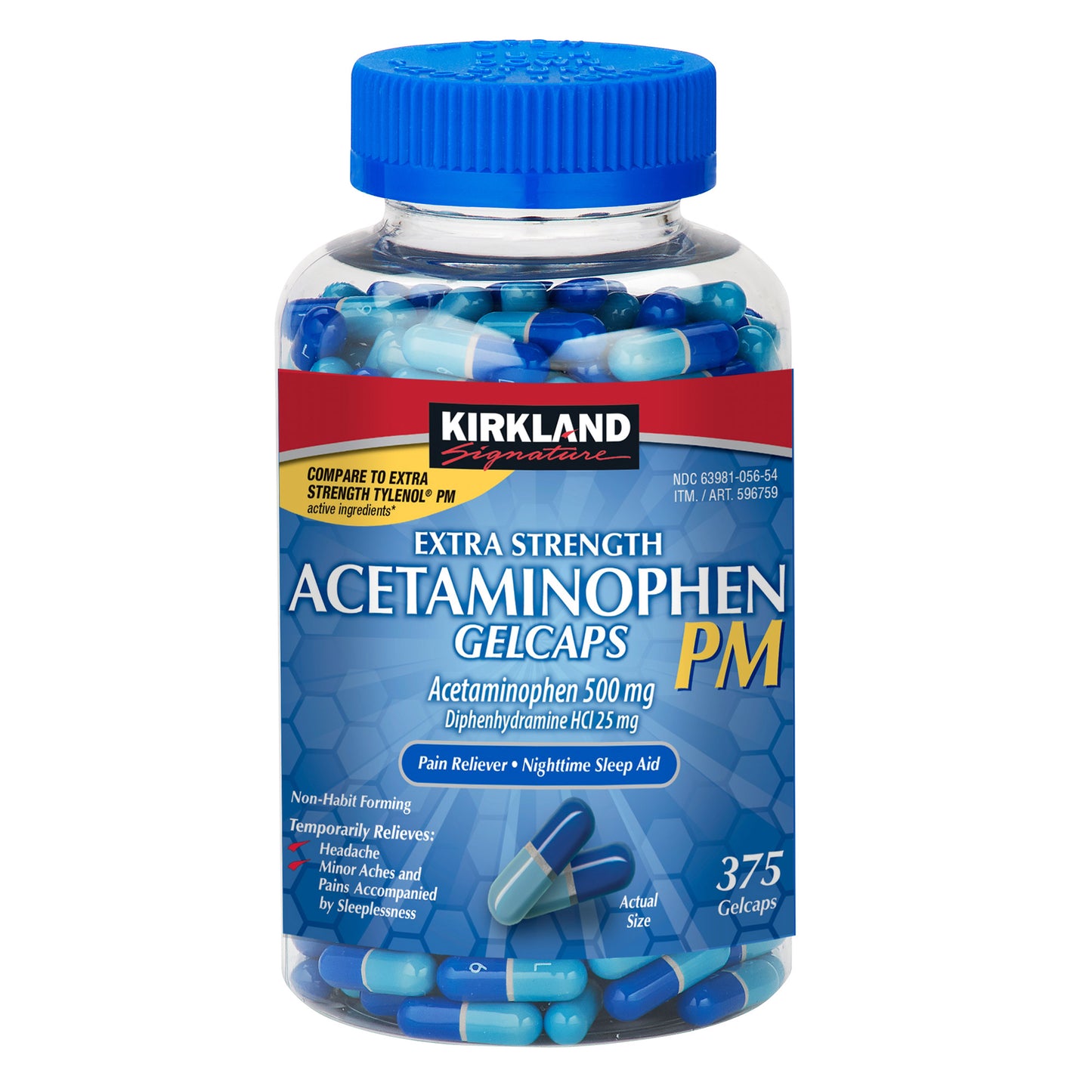 KIRKLAND SIGNATURE ACETAMINOPHEN 500MG PM 375 COUNT