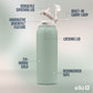 Ello Pop & Fill 32oz. 2-Pack Stainless Steel Water Bottle with QuickFill Technology (Assorted Colors)