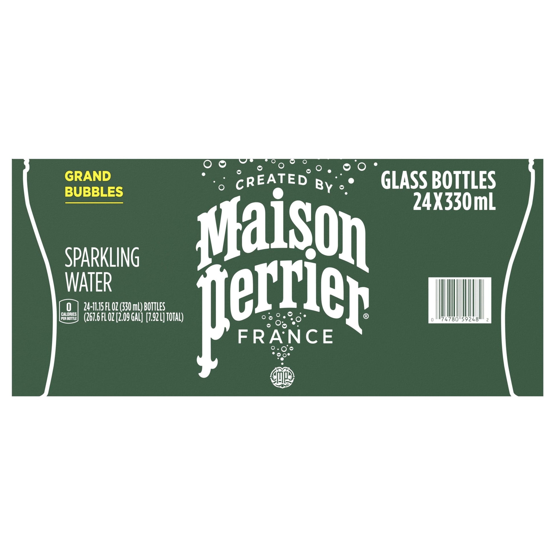 Maison Perrier Unflavored Sparkling Water, 11.15 fl. oz., 24 pk.