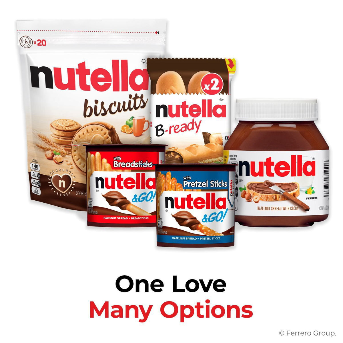 Nutella & GO! Hazelnut and Cocoa Spread + Breadsticks, 1.8 oz., 16 pk.