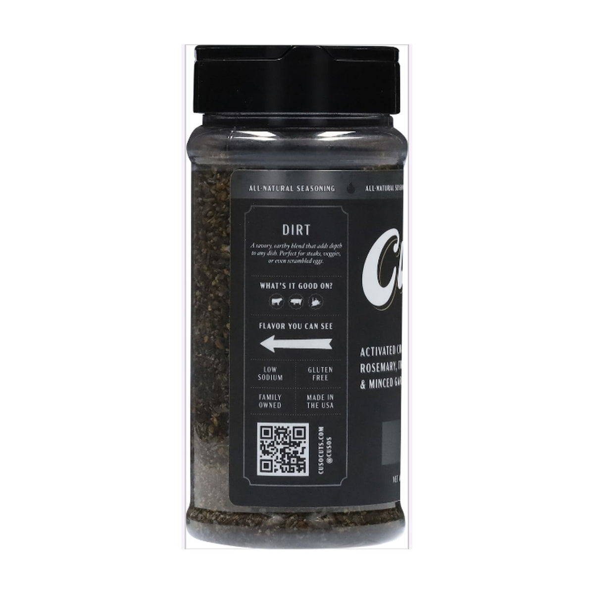 Cuso’s Dirt Ultimate All-Natural Seasoning Blend, 10.5 oz.