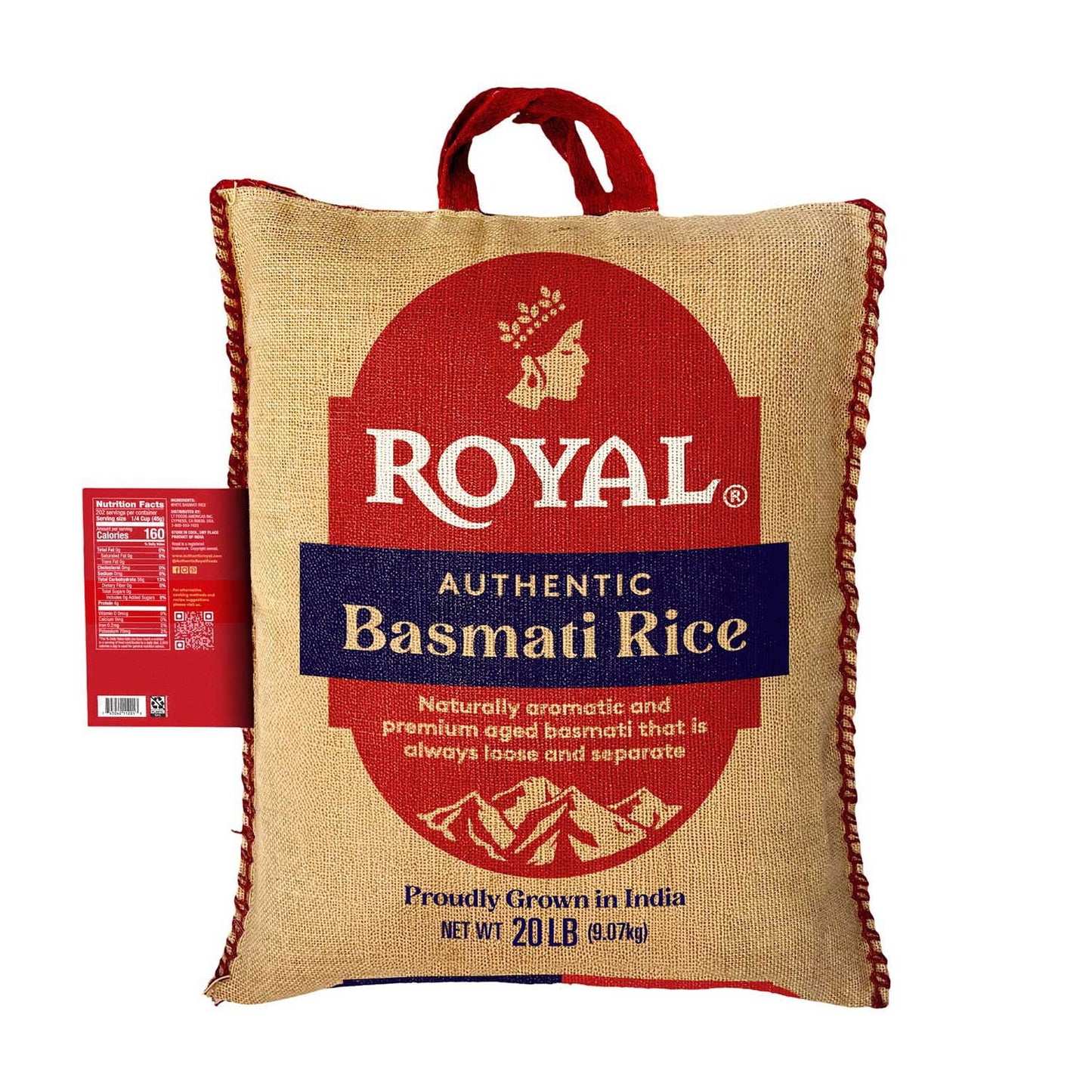 Royal Basmati Rice, 20 lbs.