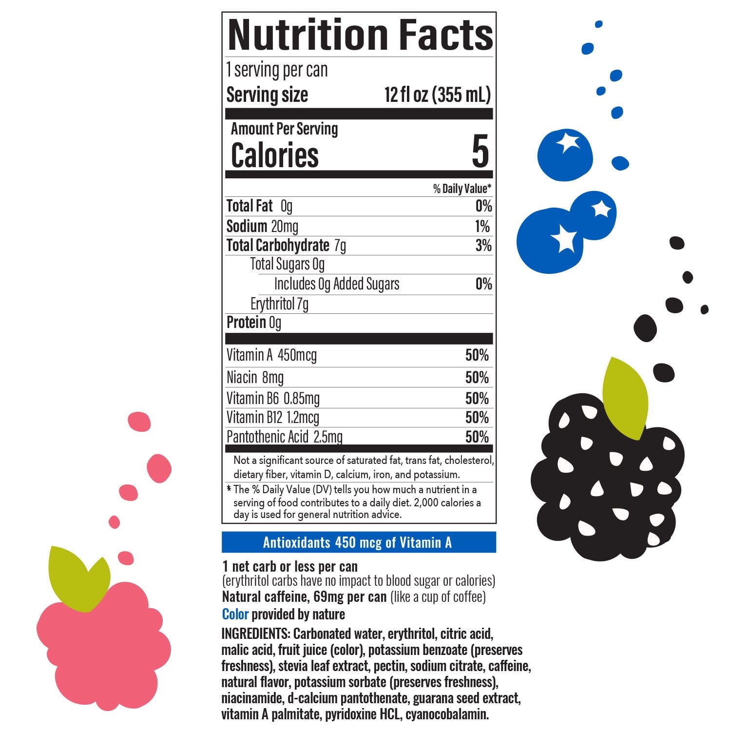 BUBBL'R Sparkling Water Variety Pack, 12 fl. oz., 12 pk.
