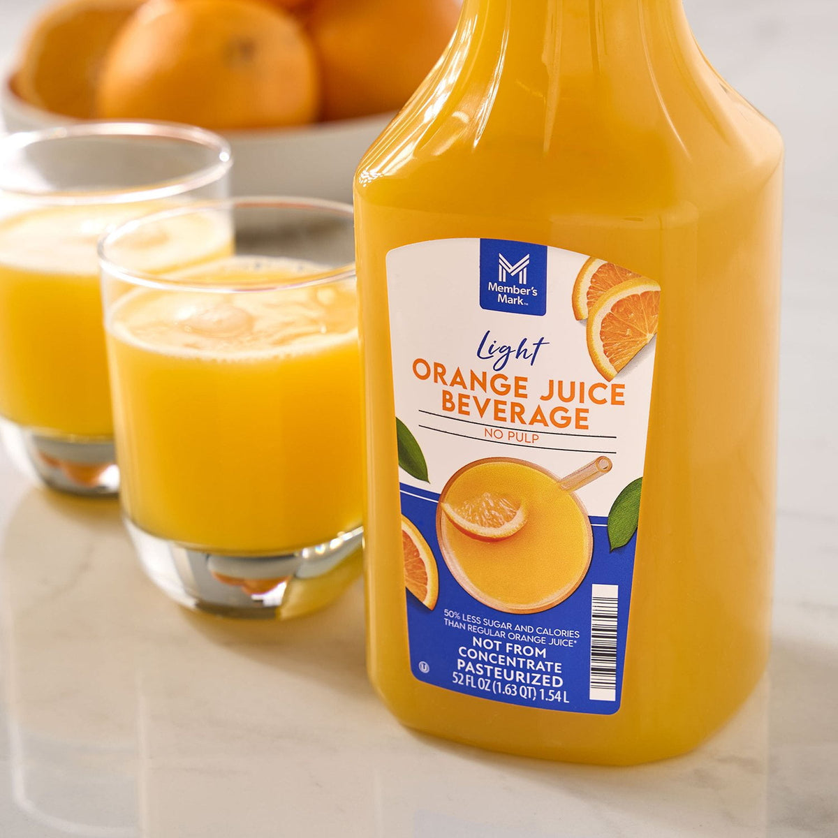 Member's Mark Light Orange Juice Beverage, 52 fl. oz., 2 pk.