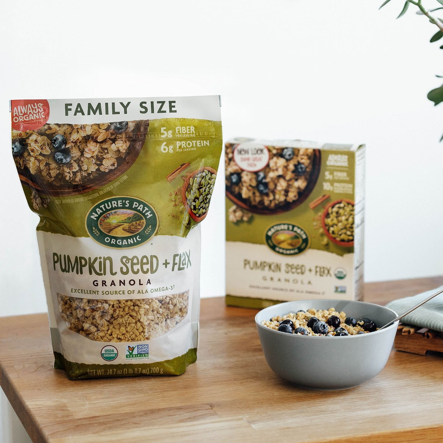 Nature's Path Organic Pumpkin Seed Plus Flax Granola, 35.3 oz.