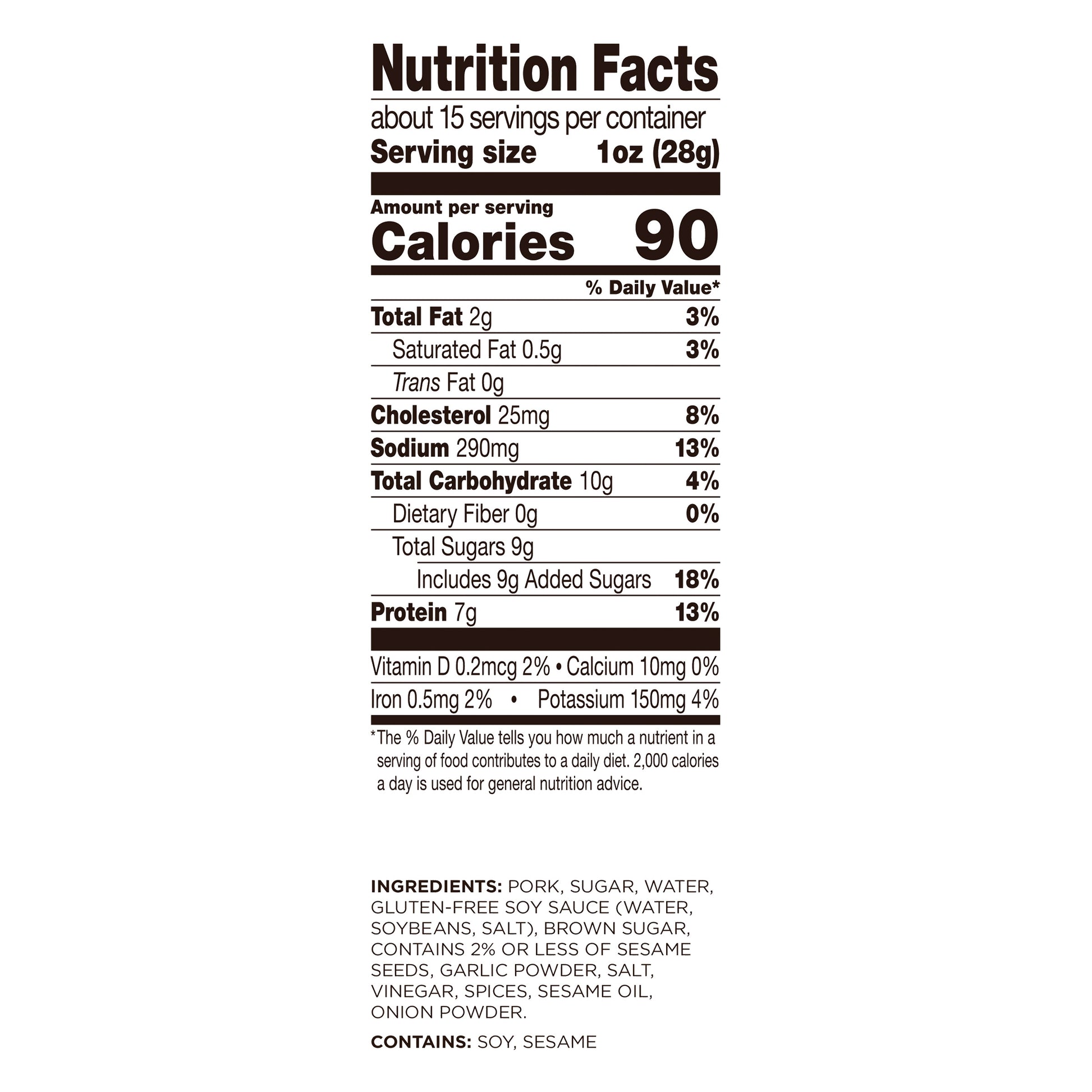 GOLDEN ISLAND KOREAN BBQ PORK JERKY 14.5 OZ