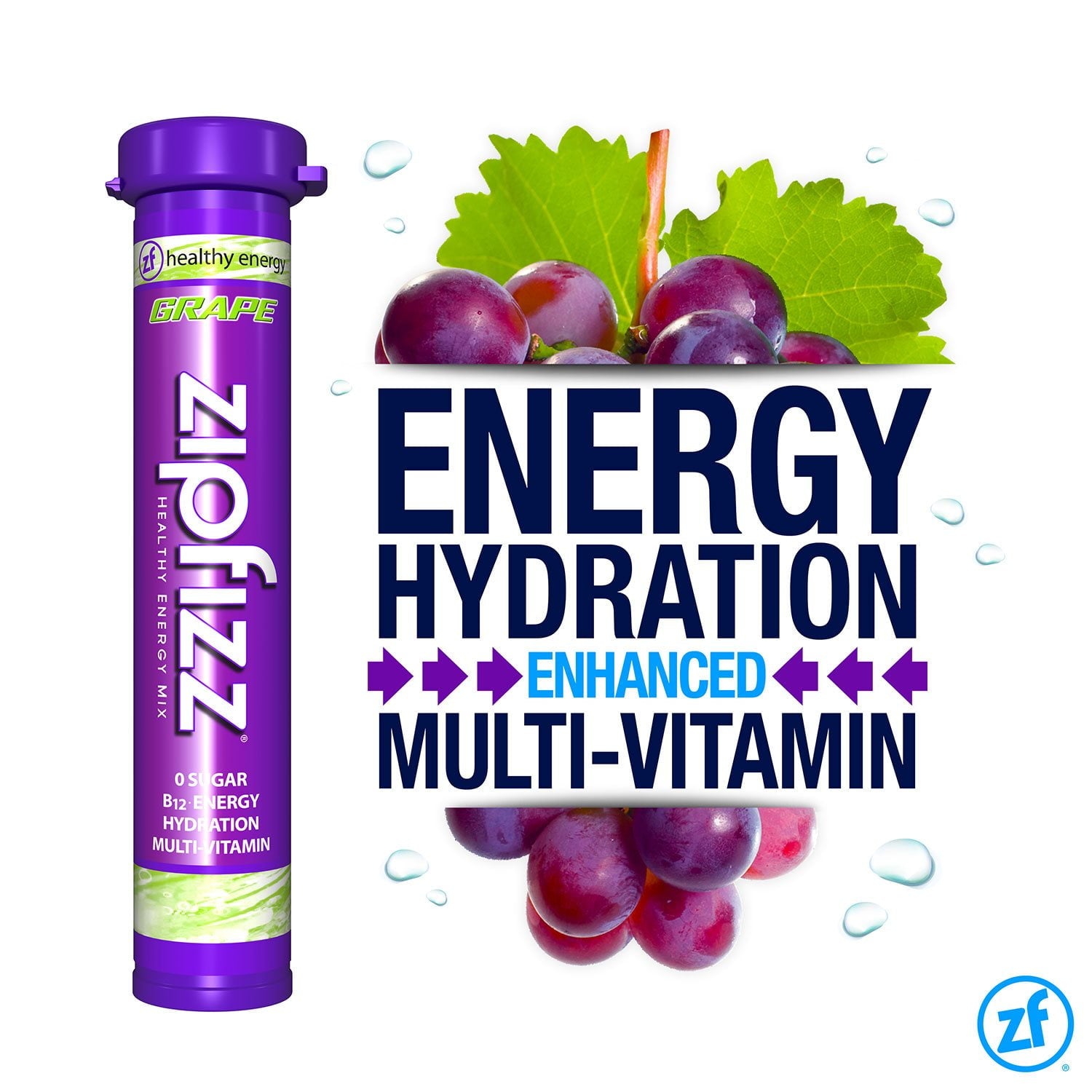 Zipfizz Energy Drink Mix, Grape (20 ct.)