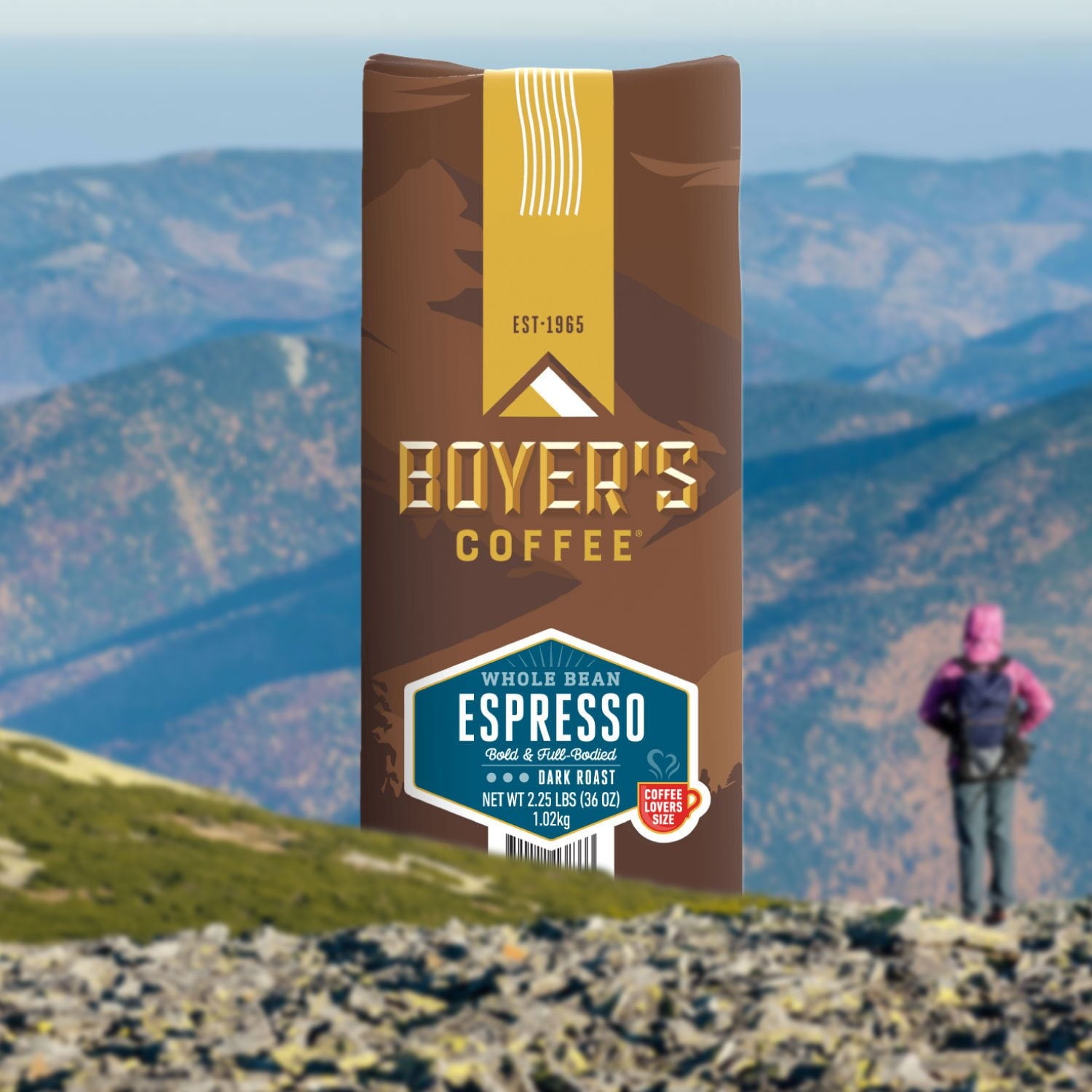 Boyer's Coffee Espresso Whole Bean, 36 oz.