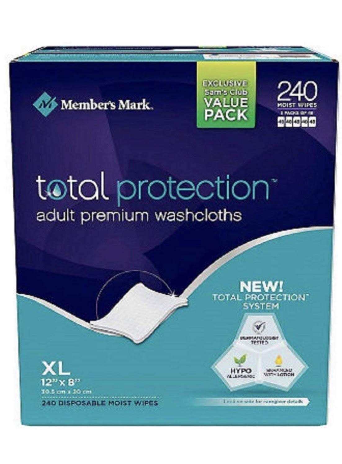 Members Mark Total Protection adult premium washcloths