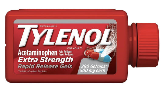 Tylenol Extra Strength Rapid Release Gels 500 mg - 290 ct.
