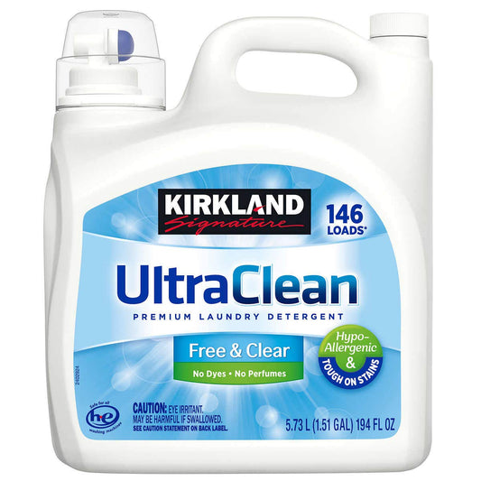 Kirkland Signature Ultra CleanLiquid Laundry Detergent, 146 loads, 194 fl oz