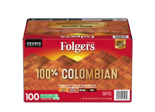 Folgers Classic Roast Coffee (100 K-Cups)