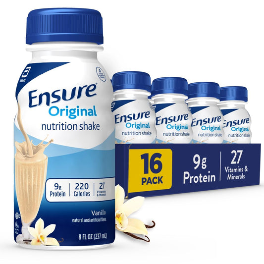 Ensure Original Vanilla Nutrition Shake | Meal Replacement Shake | 16 Pack