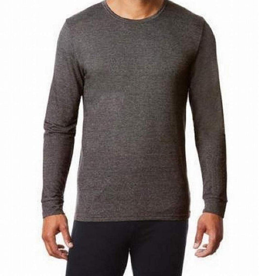32 DEGREES Men's Base Layer Crew Neck Shirt (Charcoal, M)
