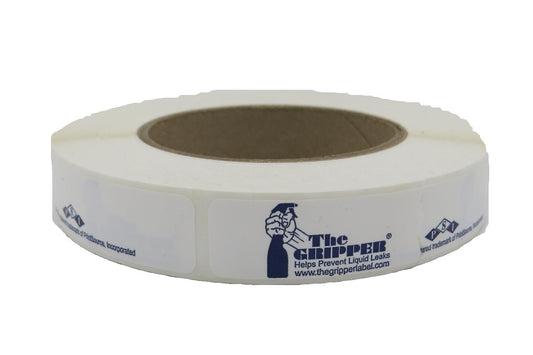 PLESIU The Gripper Seal - Stops Liquid Leaks, 3/4" x 6" 250 Labels