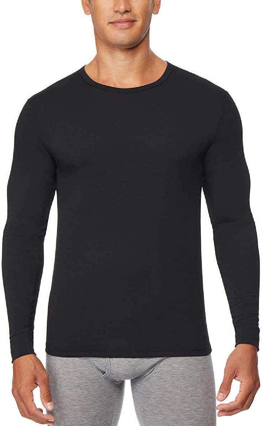32 DEGREES Men's Base Layer Crew Neck Shirt Black Size Medium