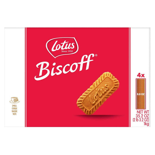 Lotus Biscoff Four Family Packs in One Box, 35.2 (pack of 3)