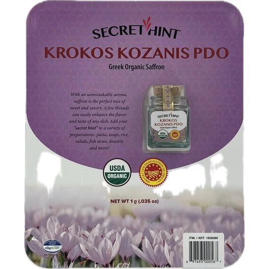 secret hint spanish saffron 1gram jar