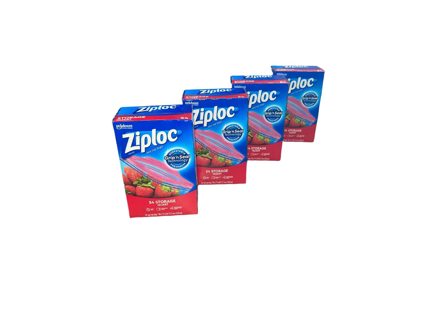 Ziploc Storage Quart Bags with Grip 'n Seal Technology (216 Count)