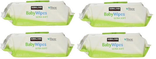 Kirkland Signature Baby Wipes, tRDARz, 4 Pack(100 Wipes)